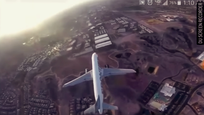 Near miss between drone and passenger jet at McCarran Airport, February 5, 2018